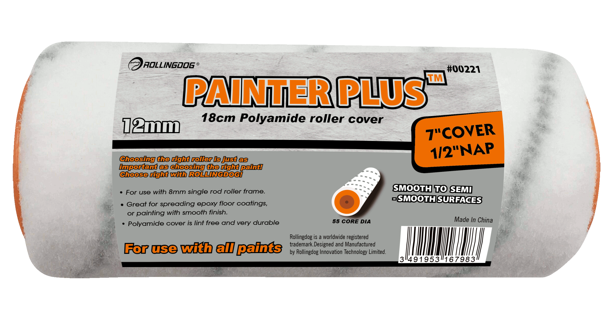 PAINTER PLUSTM 7" Polyamide Roller Cover                                                                                                                                                                