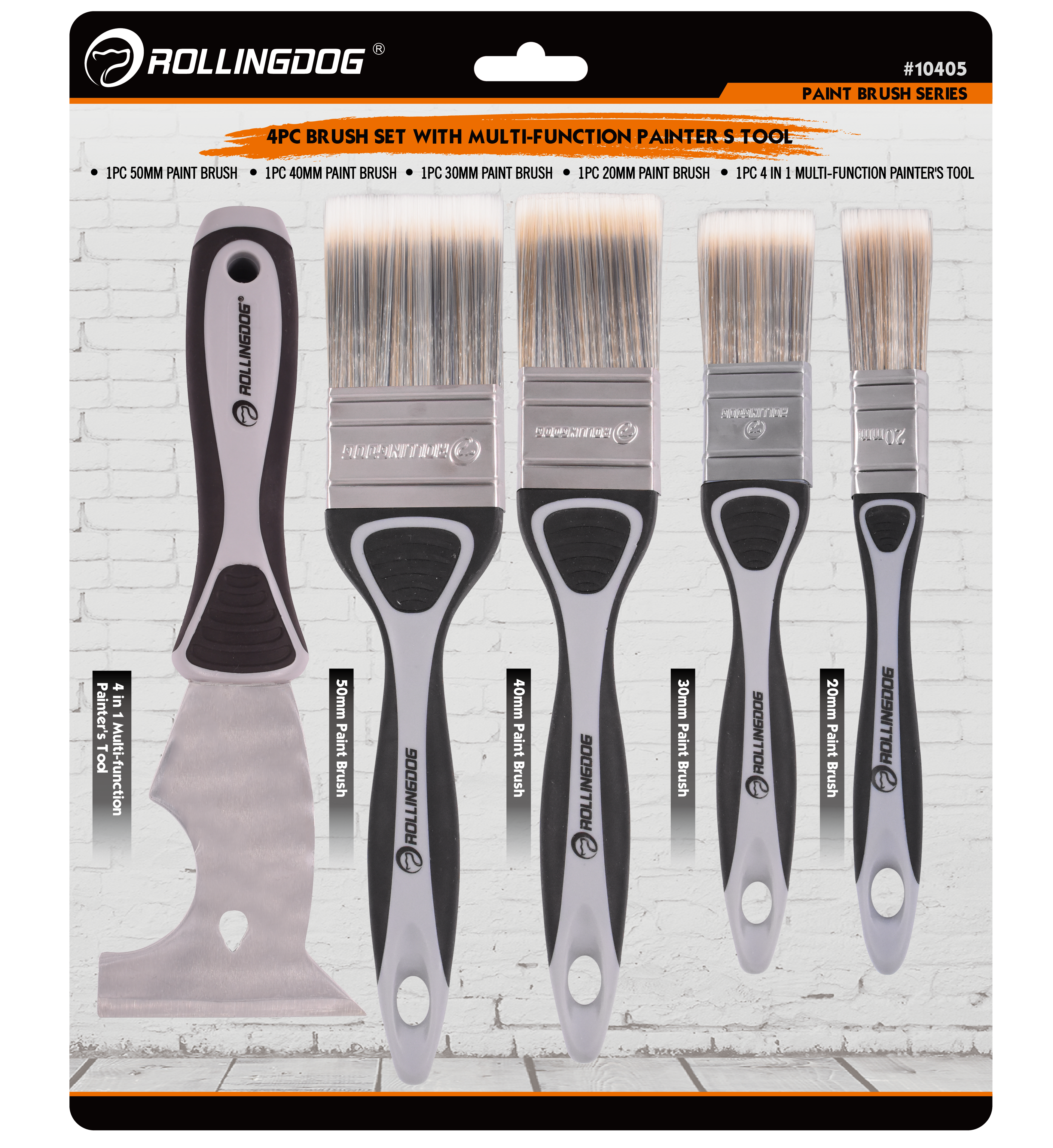 5PC Brush Set With Multi- Function Painter’s Tool                                                                                                                                                     