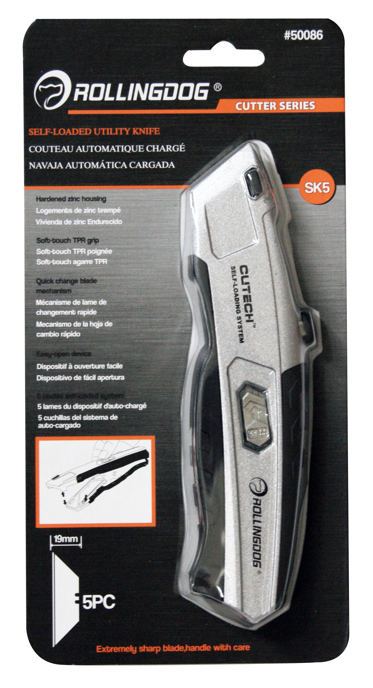 CutecTM Blade Self-Loaded Utility Knife                                                                                                                                                                 