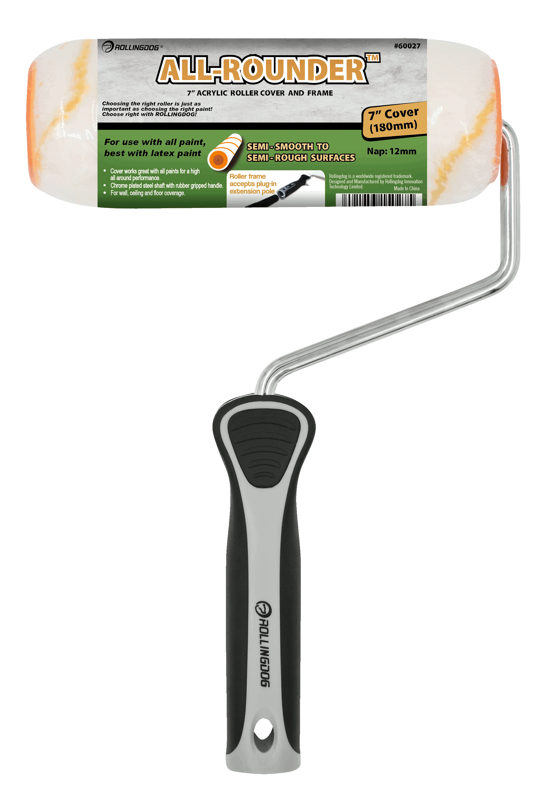 All-ROUNDERTM European Style Cageless Paint Roller                                                                                                                                                      