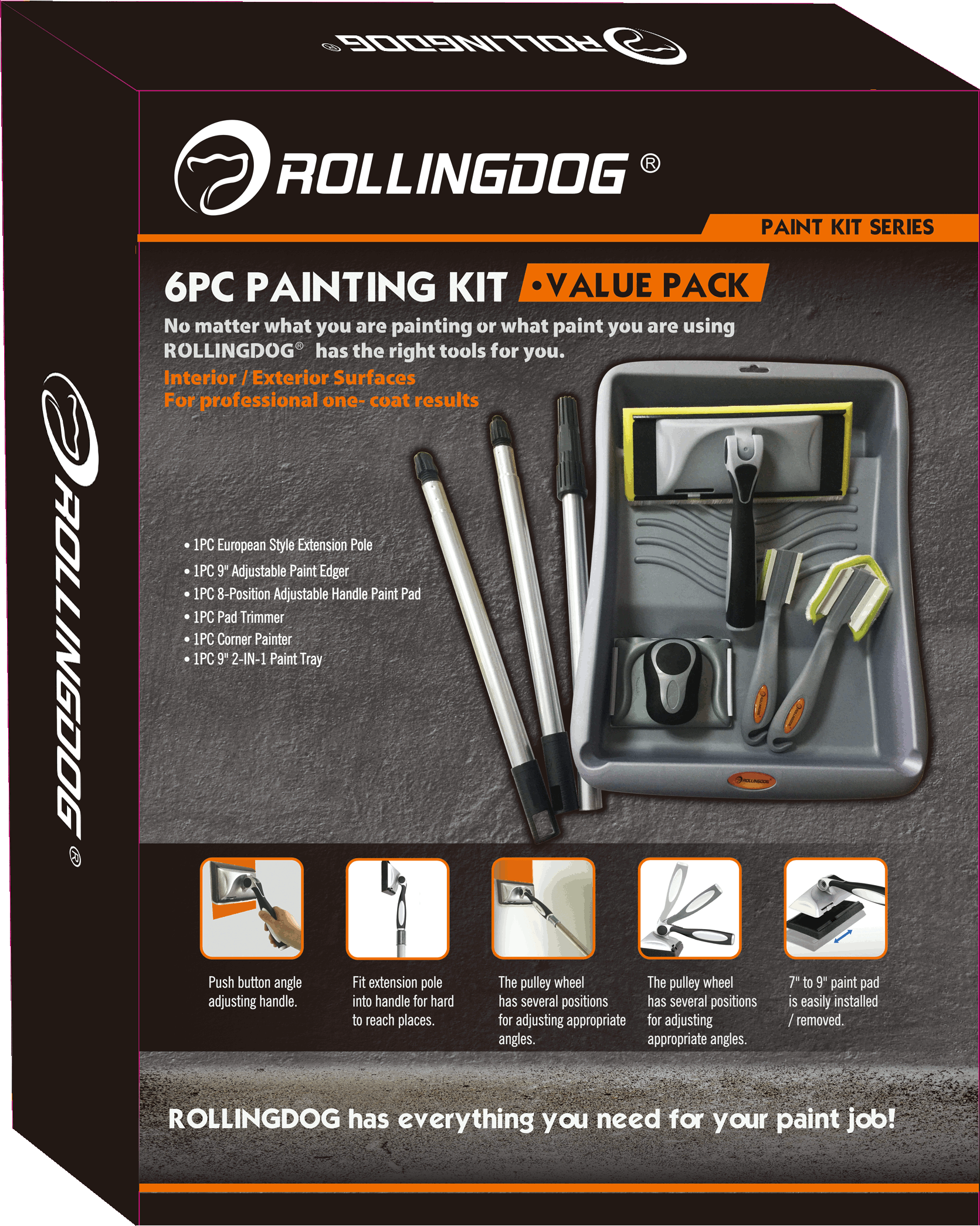 6PC Painting Pad Kit                                                                                                                                                                                    