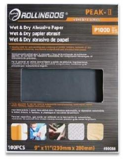 100-Pack Sandpaper Grit:1000 Size: 9"x11" /230mmx280mm                                                                                                                                                  