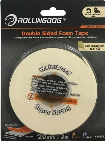 Double Sided Foam Tape                                                                                                                                                                                  