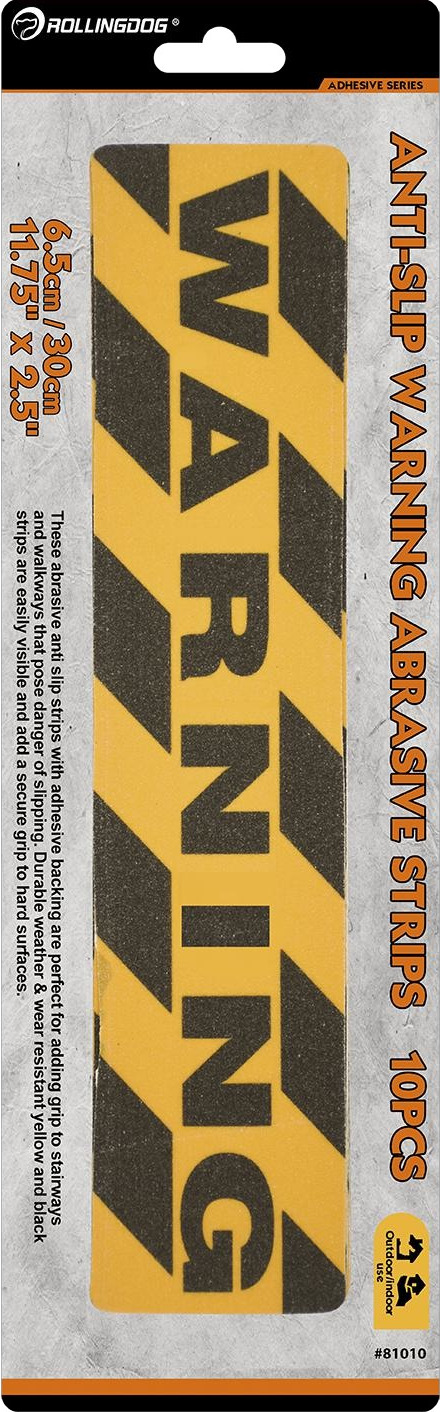 Anti-Slip Warning Abrasive Strips (10PC)                                                                                                                                                                
